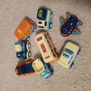 8 Toy Cars And Trucks